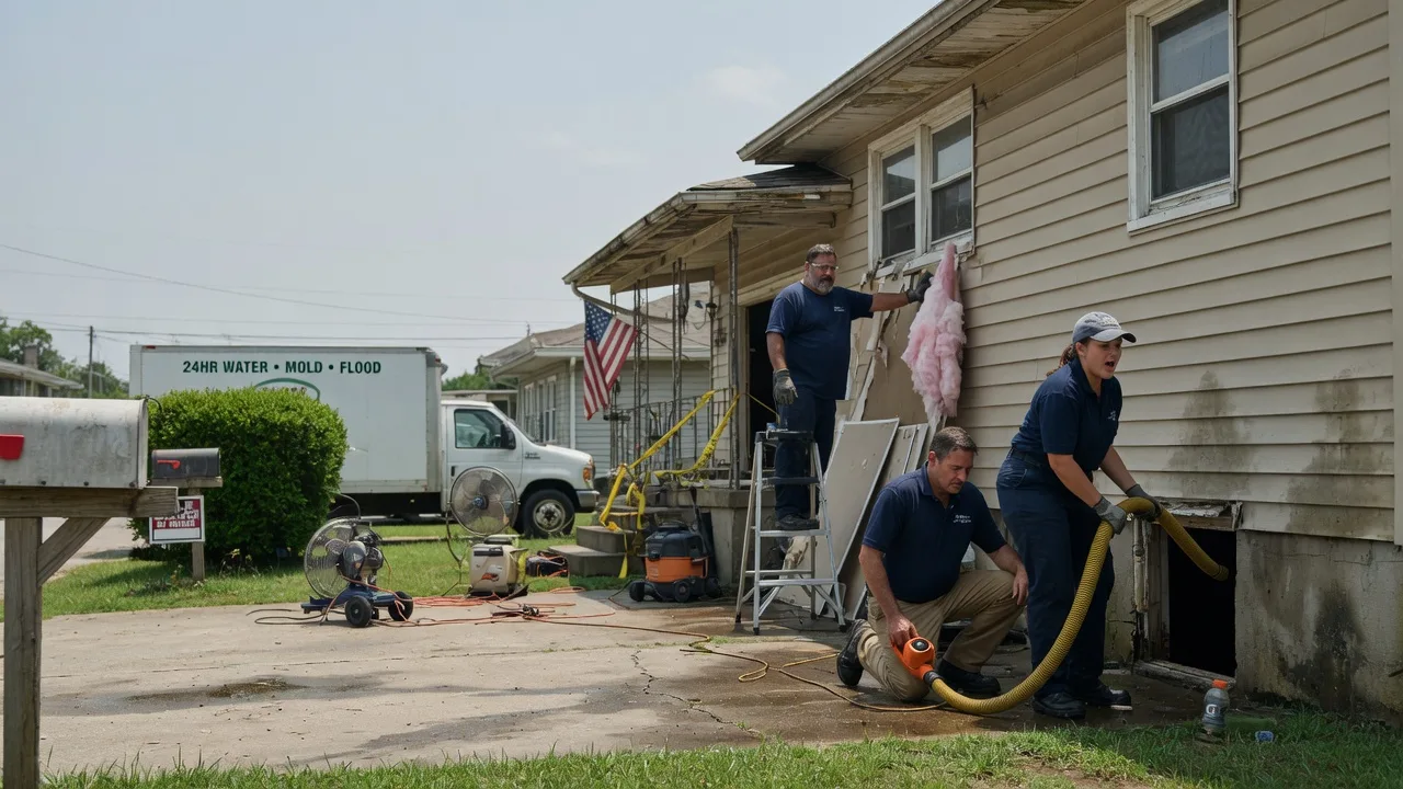 Water Damage Repair in Lecompton, KS near me